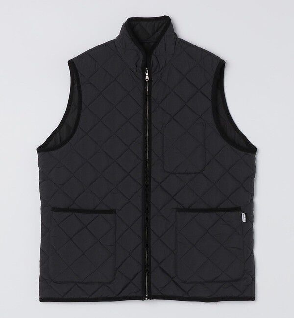 SHIPS「SHIPS:〈手洗い可能〉NETPLUS(R) キルティング スタンド ベスト」|ダウンベスト・ベスト|