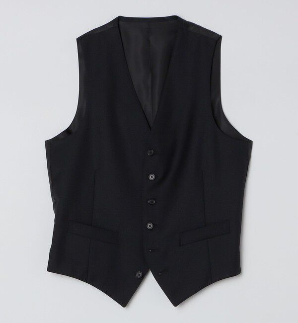 SHIPS「SHIPS: 御幸毛織 ファブリック FOUR SEASONS ソリッド ベスト」|ダウンベスト・ベスト|