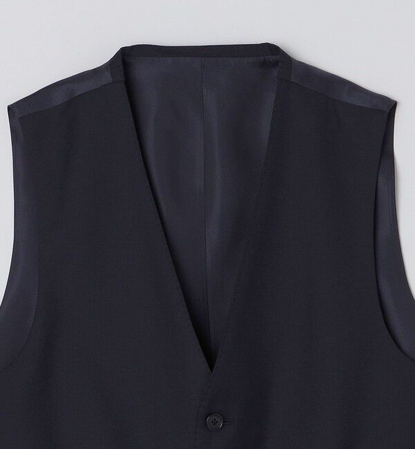 SHIPS「SHIPS: 御幸毛織 ファブリック FOUR SEASONS ソリッド ベスト」|ダウンベスト・ベスト|