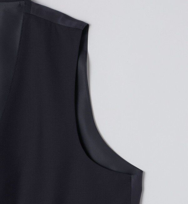 SHIPS「SHIPS: 御幸毛織 ファブリック FOUR SEASONS ソリッド ベスト」|ダウンベスト・ベスト|