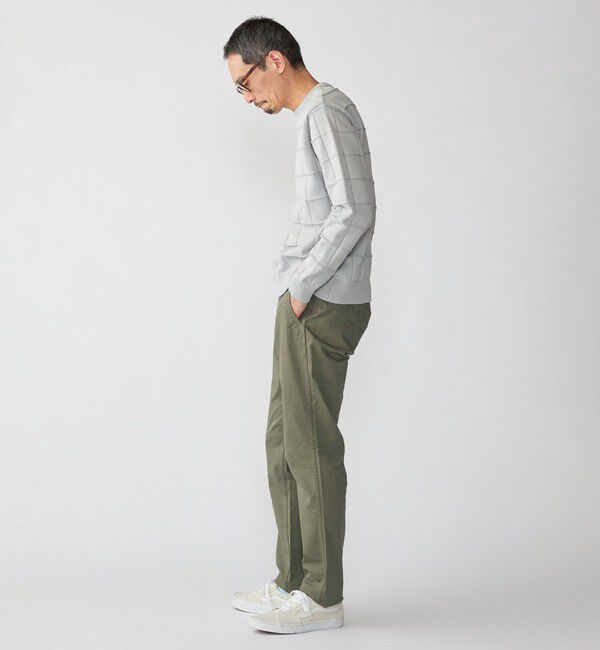 SHIPS「SHIPS:〈手洗い可能〉アモッサ ブロックリンクス ロングスリーブ」|ニット・セーター|