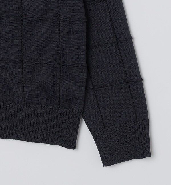 SHIPS「SHIPS:〈手洗い可能〉アモッサ ブロックリンクス ロングスリーブ」|ニット・セーター|