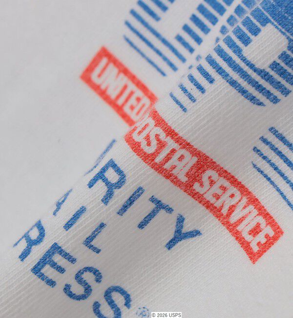 SHIPS any「GOOD ROCK SPEED: USPS グラフィック プリント Tシャツ(ロンT)◇」|Tシャツ・カットソー|