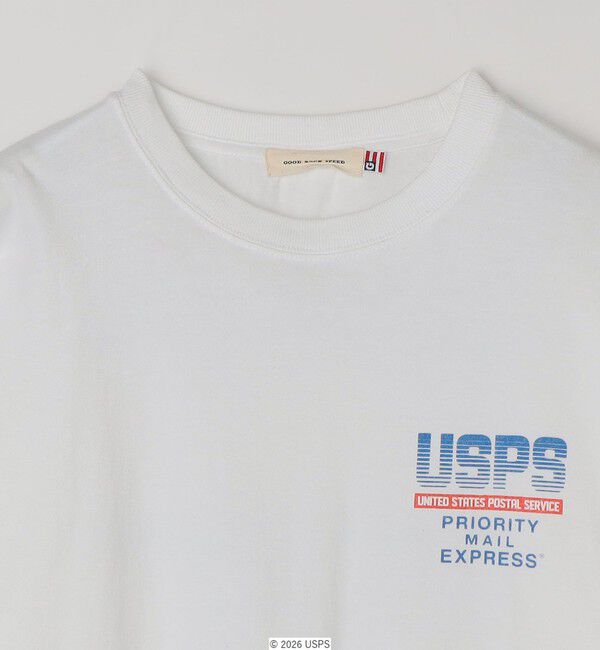 SHIPS any「GOOD ROCK SPEED: USPS グラフィック プリント Tシャツ(ロンT)◇」|Tシャツ・カットソー|