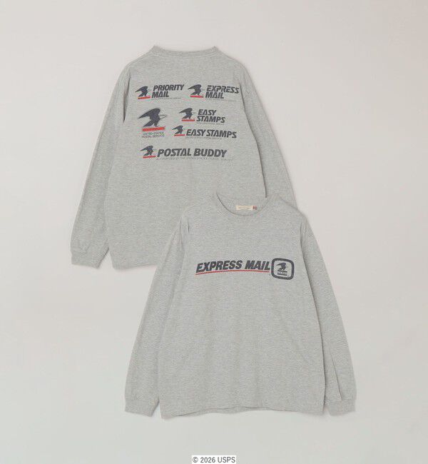 SHIPS any「GOOD ROCK SPEED: USPS グラフィック プリント Tシャツ(ロンT)◇」|Tシャツ・カットソー|