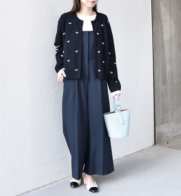 SHIPS Colors 「SHIPS Colors:〈手洗い可能〉ストレッチ レース ボートネック トップス◇」|Tシャツ・カットソー|