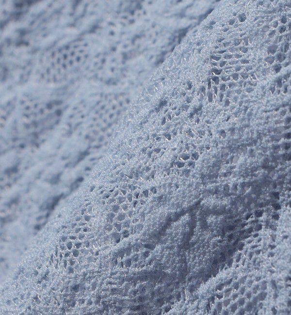 SHIPS Colors 「SHIPS Colors:〈手洗い可能〉ストレッチ レース ボートネック トップス◇」|Tシャツ・カットソー|