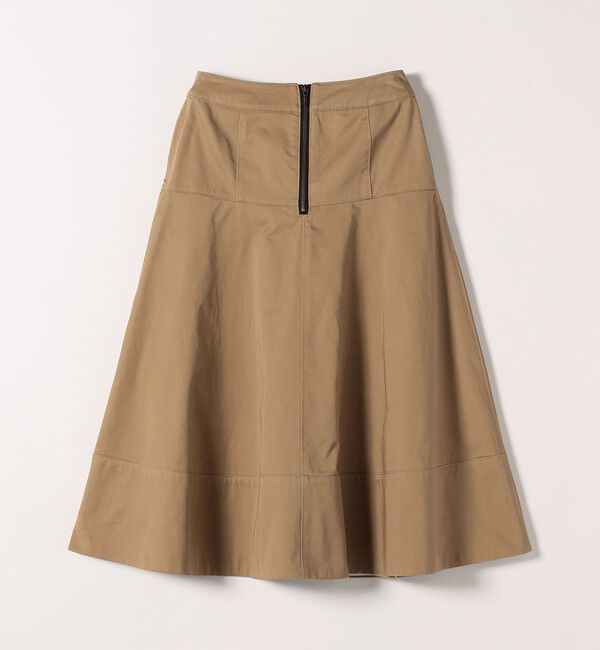 SHIPS any「SHIPS any:〈洗濯機可能〉チノ バック ジップ フレア スカート」|スカート|