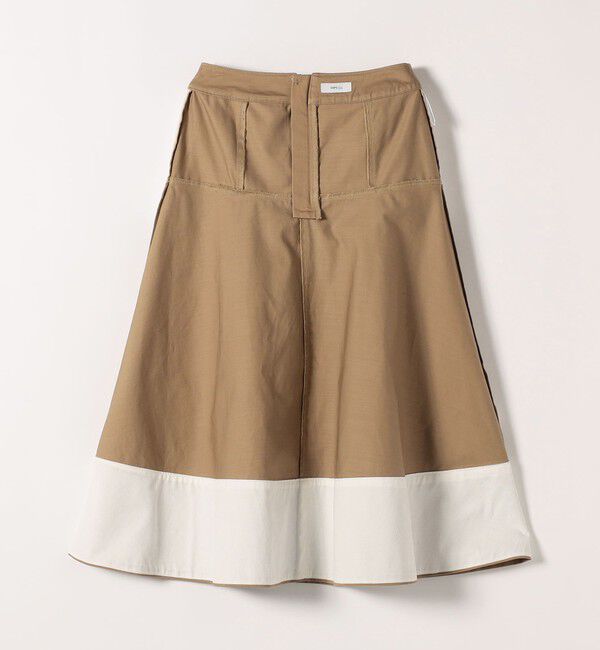 SHIPS any「SHIPS any:〈洗濯機可能〉チノ バック ジップ フレア スカート」|スカート|
