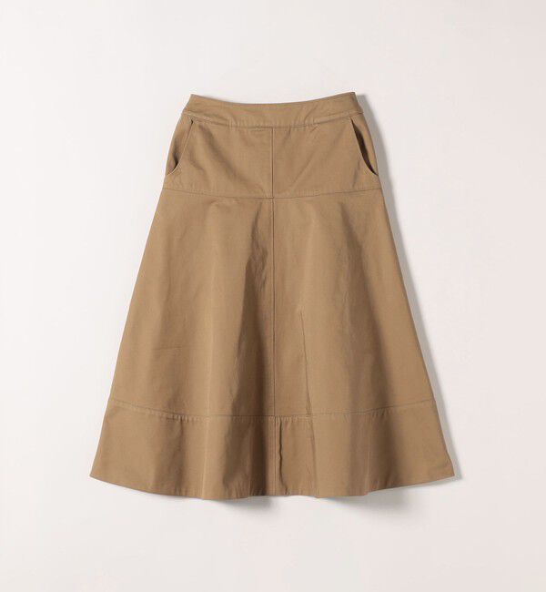 SHIPS any「SHIPS any:〈洗濯機可能〉チノ バック ジップ フレア スカート」|スカート|