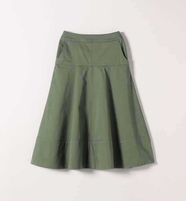 SHIPS any「SHIPS any:〈洗濯機可能〉チノ バック ジップ フレア スカート」|スカート|