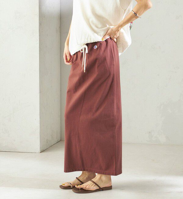 SHIPS for women「《予約》【一部WEB限定/ SHIPS別注】Champion: タイト スカート」|スカート|ブラウン