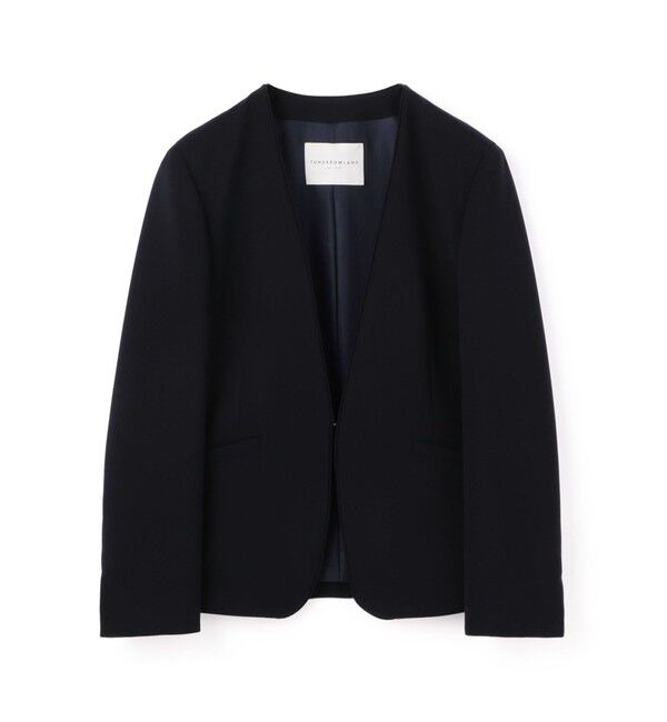 Ballsey「ドライダブルクロス ノーカラージャケット」|ノーカラージャケット|69 ネイビー