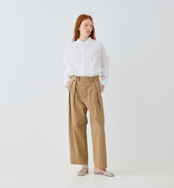 GALERIE VIE「ノンマーセライズドコットン アーミースラックス」|その他|