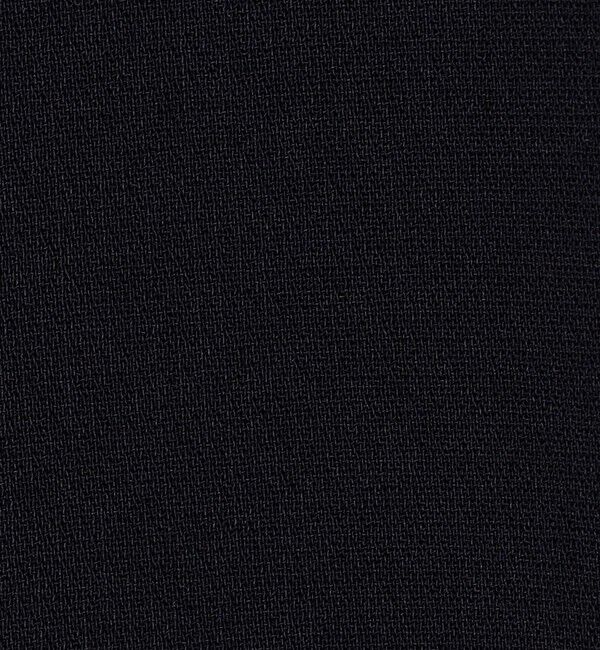 GALERIE VIE「トリアセテートポリエステルダブルクロス カラーレスワイドジャケット」|ノーカラージャケット|