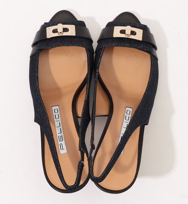 TOMORROWLAND GOODS「PELLICO DENIM バックストラップ サンダル」|サンダル|