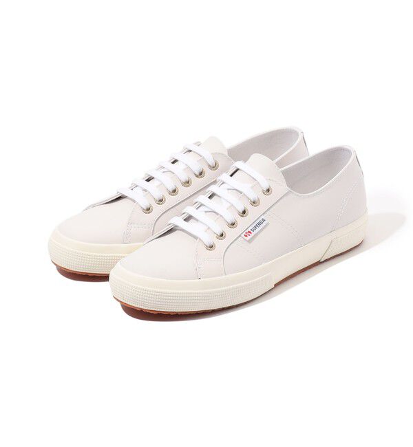 TOMORROWLAND GOODS「SUPERGA 2750 レザースニーカー」|スニーカー|11 ホワイト