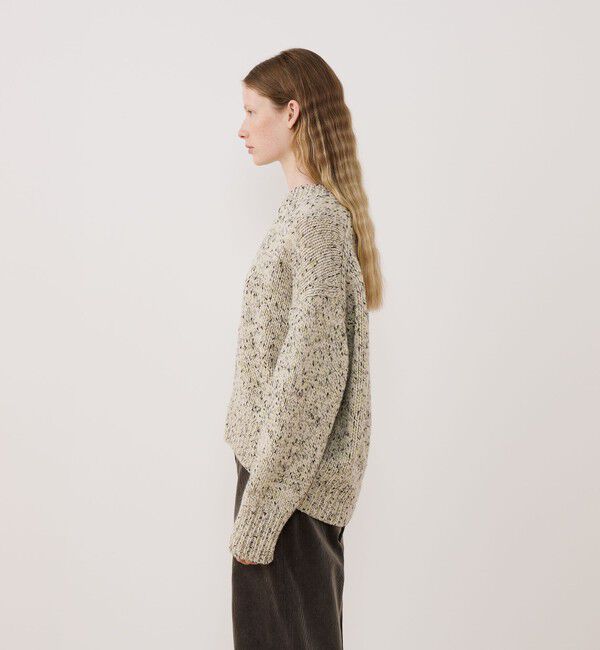 GALERIE VIE「セサミメランジ クルーネックプルオーバー」|ニット・セーター|