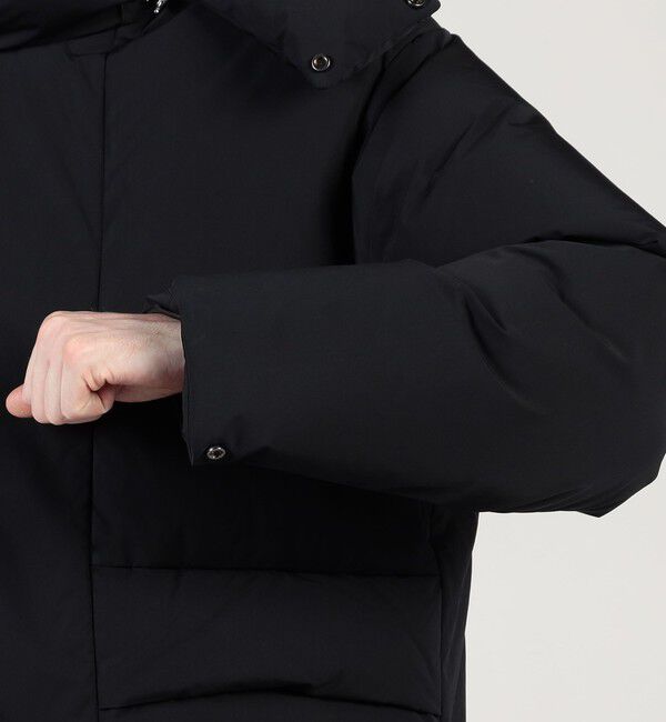 TOMORROWLAND MENS「ポリエステル フーデッドダウンジャケット」|ダウン|