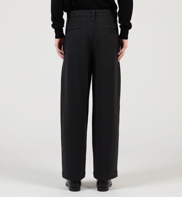 TOMORROWLAND MENS「ウールナイロンビーバー 1プリーツカーブパンツ」|その他|