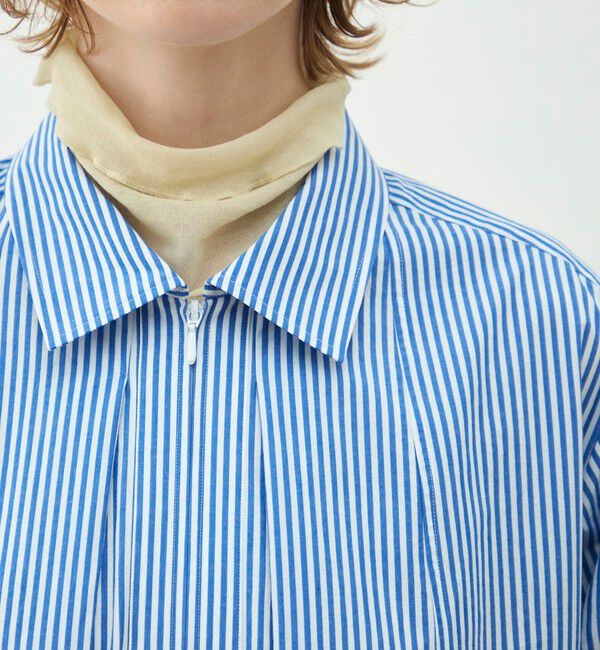 MACPHEE「【WEB先行予約】コットンタイプライター ジップワンピース」|ワンピース|