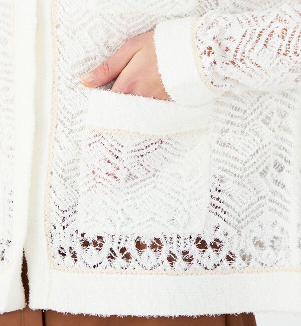 Ballsey「【WEB先行予約】コットンナイロンファンシーヤーン 4Pカーディガン」|カーディガン|