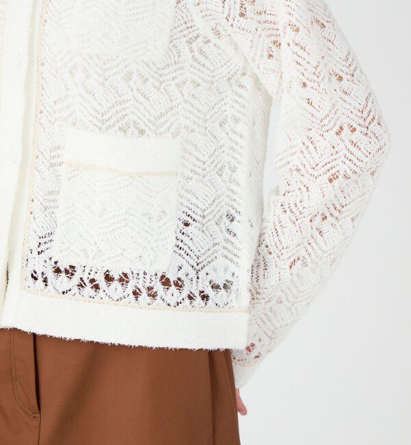 Ballsey「【WEB先行予約】コットンナイロンファンシーヤーン 4Pカーディガン」|カーディガン|