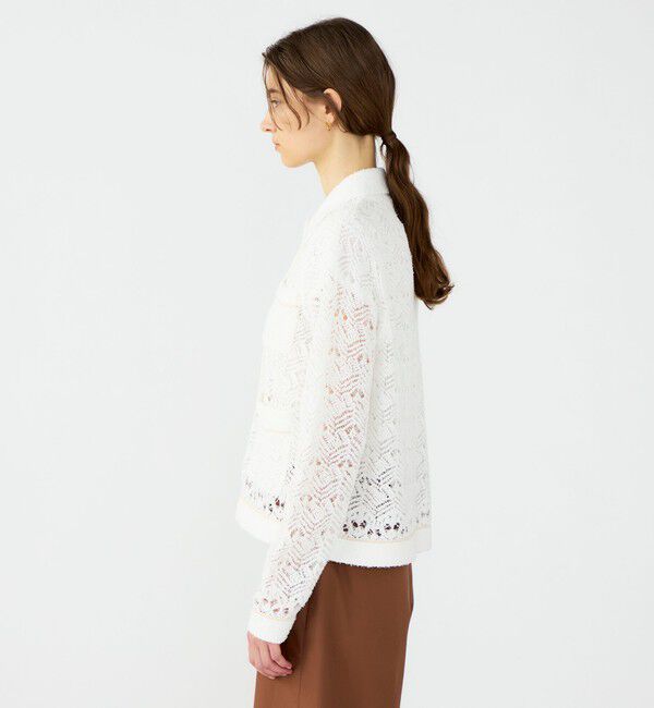 Ballsey「【WEB先行予約】コットンナイロンファンシーヤーン 4Pカーディガン」|カーディガン|