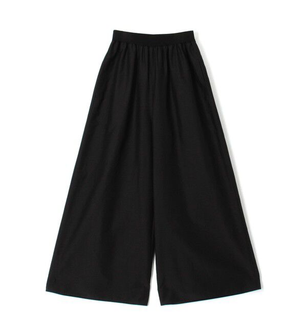 DES PRES「【WEB先行予約】コットンシルクローン ギャザーワイドパンツ」|その他|19 ブラック