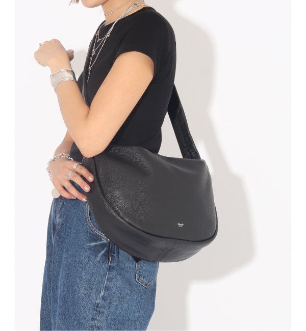  「【blancle/ ブランクレ】S.LETHER SEMI CIRCLE HARF SHOULDER」|ショルダー・メッセンジャー|