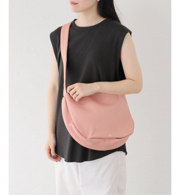  「【blancle/ ブランクレ】S.LETHER SEMI CIRCLE HARF SHOULDER」|ショルダー・メッセンジャー|