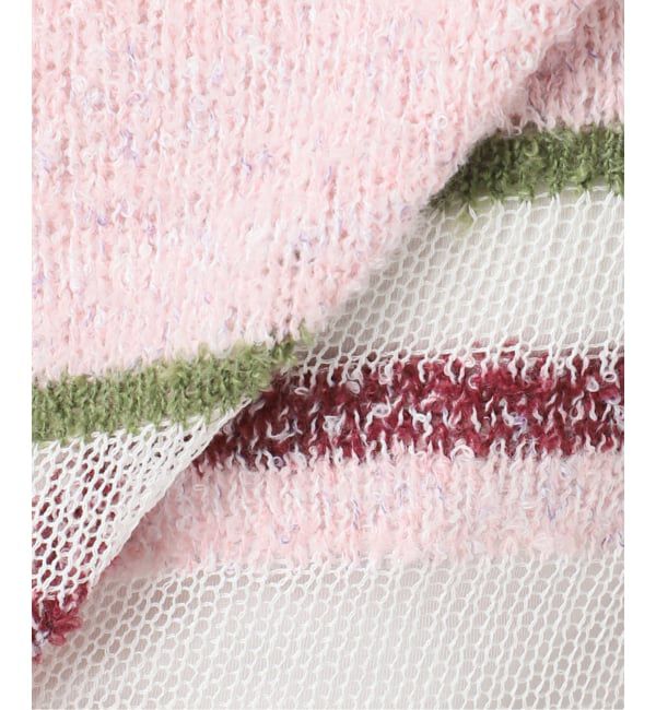 JOINT WORKS「シアーボーダーニットプルオーバー / Sheer Border Knit」|ニット・セーター|