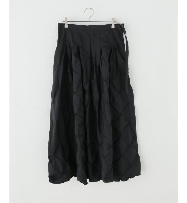 Plage「《一部店舗・WEB限定》TANC TOKYO / タンクトウキョウ EMBROIDERY OVER スカート」|スカート|ブラック