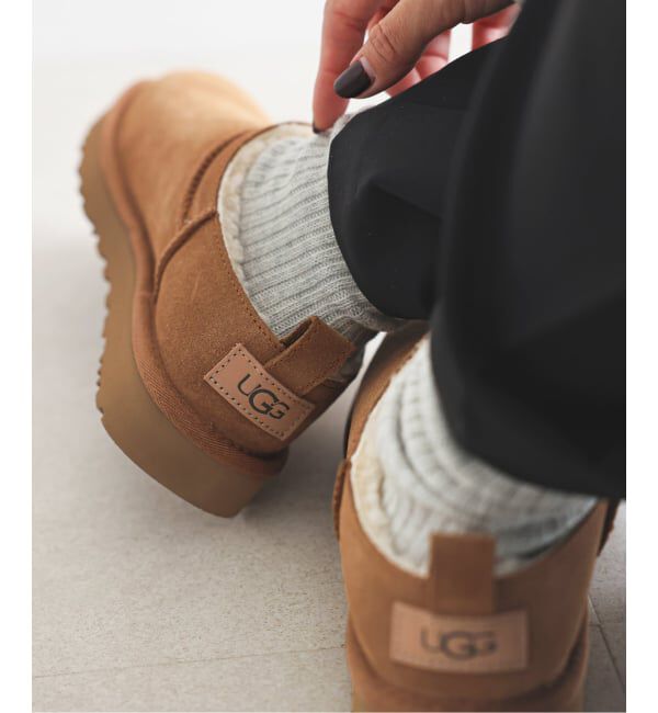 SLOBE IENA「UGG/アグ W CLASSIC MICRO 1173891」|その他|キャメル