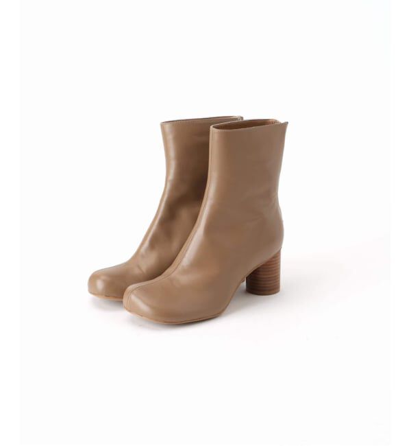 SLOBE IENA「《追加4》SLOBE スクエアトゥショートブーツ」|ショートブーツ|