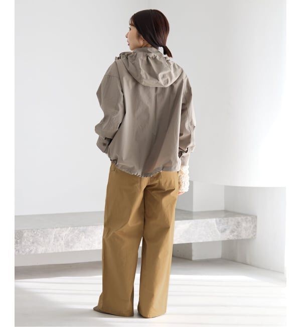 IENA「《予約》コットンキャンバスバックイージーパンツ」|その他|