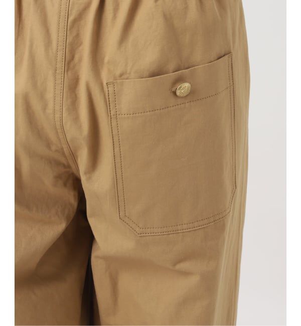 IENA「《予約》コットンキャンバスバックイージーパンツ」|その他|