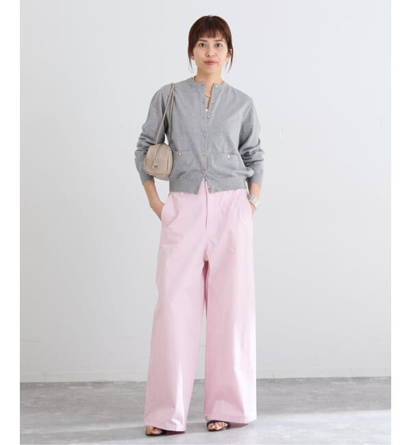 IENA「《予約》コットンキャンバスバックイージーパンツ」|その他|