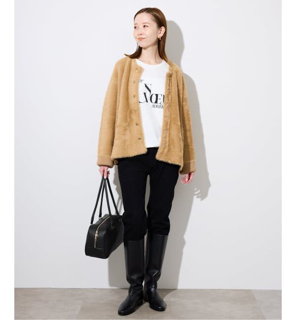 SLOBE IENA「《追加予約》SLOBE ロングハンドルボストン」|ボストンバッグ|