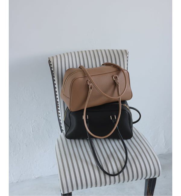 SLOBE IENA「《追加予約》SLOBE ロングハンドルボストン」|ボストンバッグ|