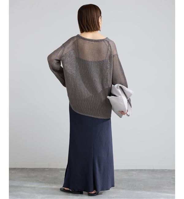 IENA「ギマコットンプルオーバー」|ニット・セーター|