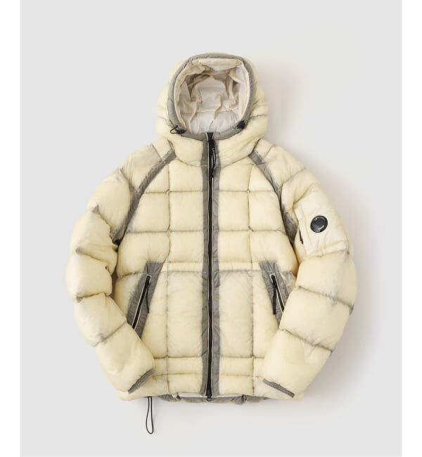 EDIFICE「C.P. COMPANY (シーピーカンパニー)  MEDIUM JACKET IN DD-SHELL」|ダウン|グリーン E