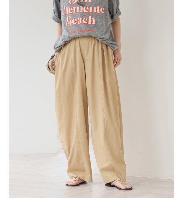 JOURNAL STANDARD relume「接触冷感 / 防しわ / ウォッシャブルブロードカーブイージーパンツ」|スラックス|