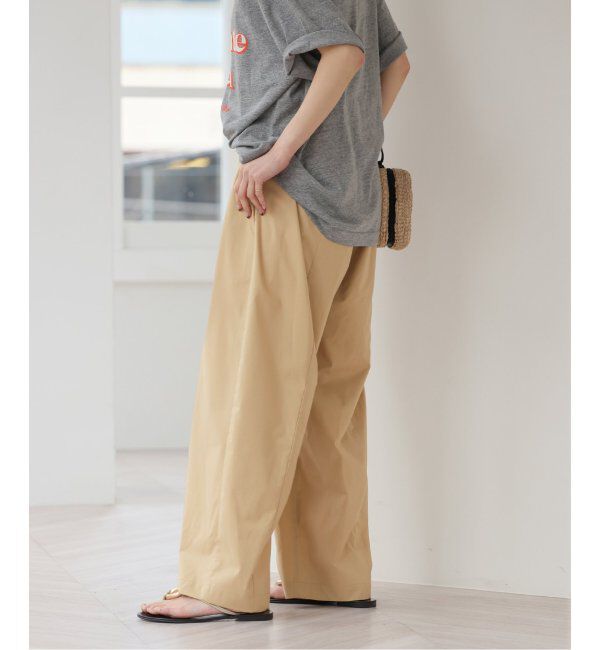 JOURNAL STANDARD relume「接触冷感 / 防しわ / ウォッシャブルブロードカーブイージーパンツ」|スラックス|