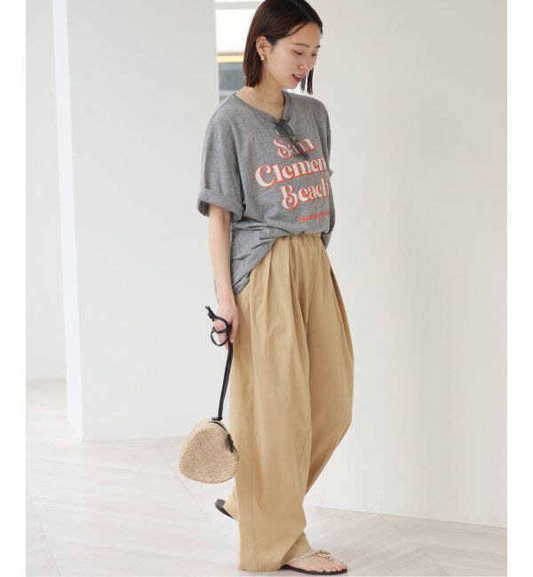 JOURNAL STANDARD relume「接触冷感 / 防しわ / ウォッシャブルブロードカーブイージーパンツ」|スラックス|