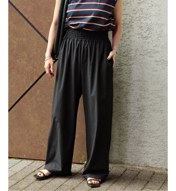 JOURNAL STANDARD「《追加3》【撥水/接触冷感/洗える/UVカット】リネンナイロンストレッチワイドパンツ」|その他|