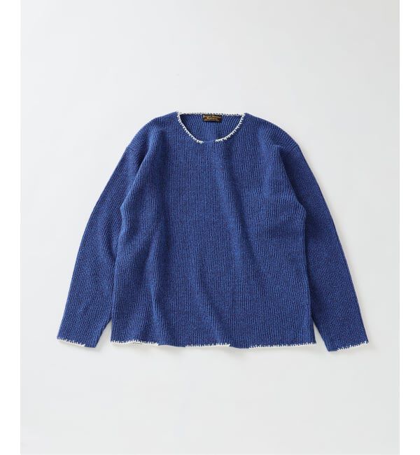 J.S.Homestead「J.S.Homestead / ブランケット ステッチ リブ ニット」|ニット・セーター|