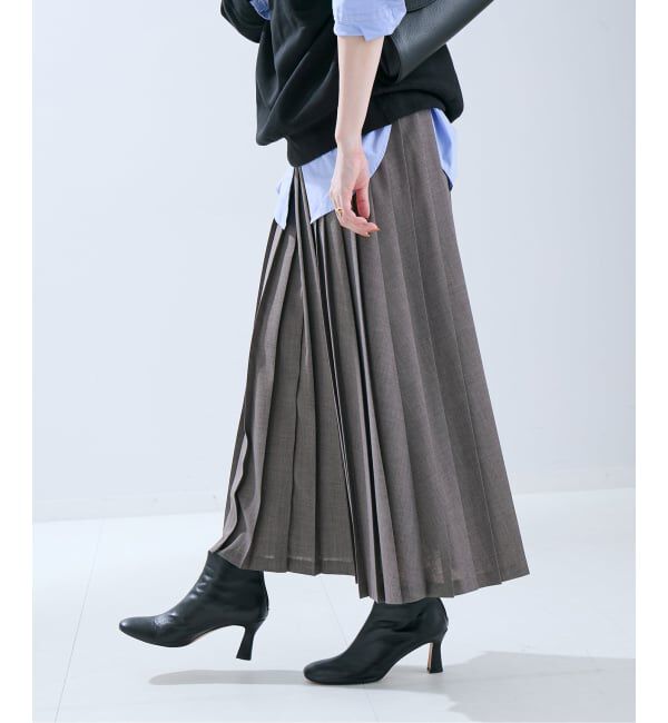 TWトロ/ストライプ プリーツスカート（journal standard L'essage