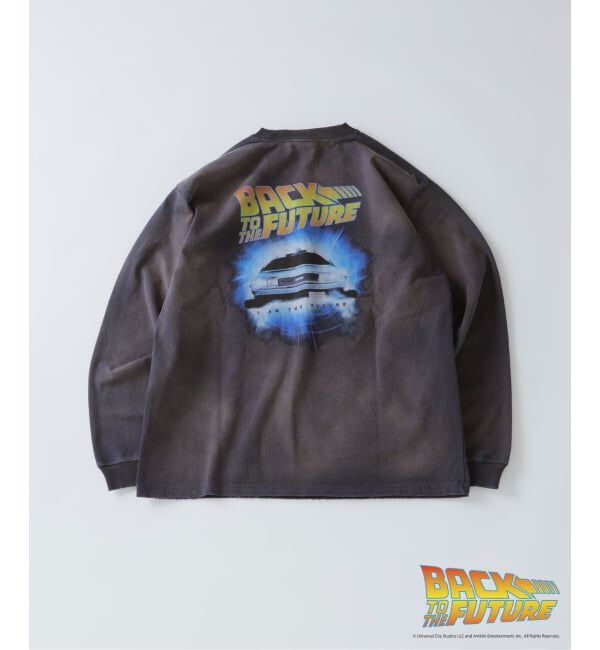 JOURNAL STANDARD relume「BACK TO THE FUTURE 別注 ダメージ加工 ロングスリーブ T」|Tシャツ・カットソー|