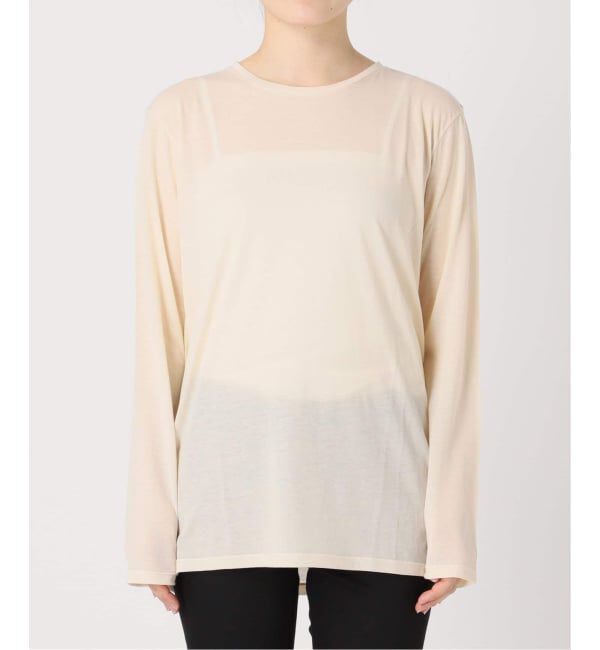 JOURNAL STANDARD「《追加2》クルーネックシアーロングTシャツ」|Tシャツ・カットソー|